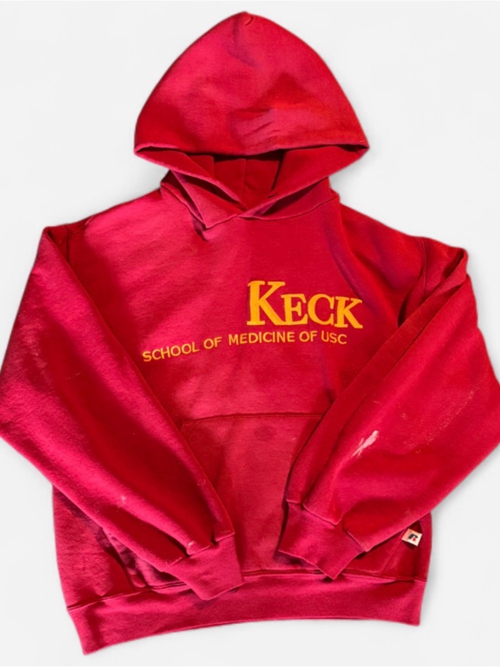 Russell Athletic Red & Yellow Keck School of Medicine Hoodie
